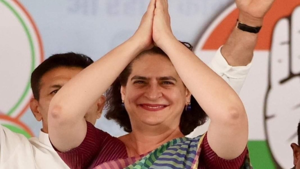 Priyanka Gandhi became emotional in Morena said- My father did not inherit wealth