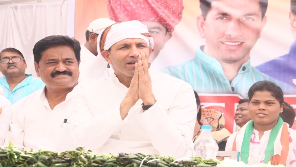 Jitu Patwari campaigned vigorously for the victory of Congress candidate Ramu Tekam