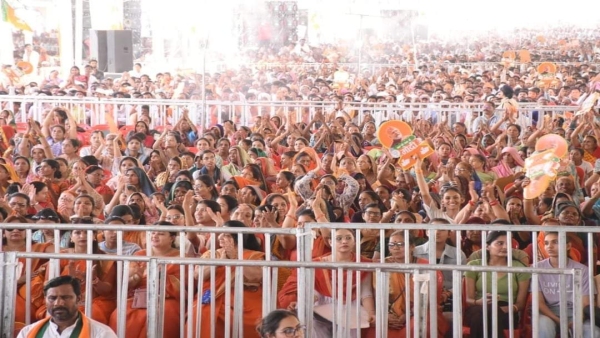 PM Narendra Modi said in Khargone that Congress stabbed Baba Bhimrao Ambedkar in the back