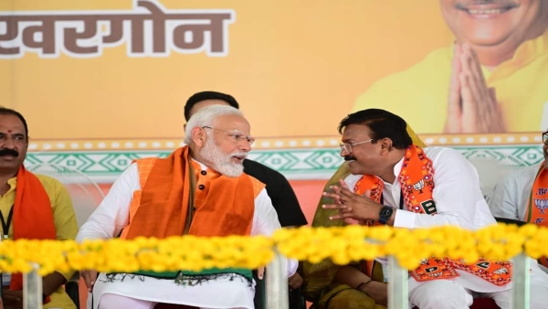 PM Narendra Modi said in Khargone that Congress stabbed Baba Bhimrao Ambedkar in the back