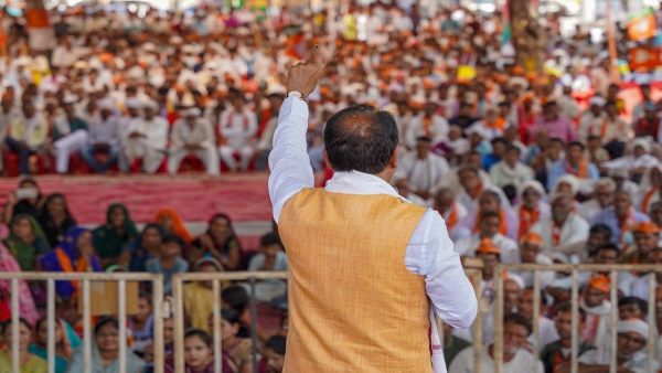 Khandwa Shivraj Singh Chauhan fiercely targeted Rahul Gandhi and Congress India alliance