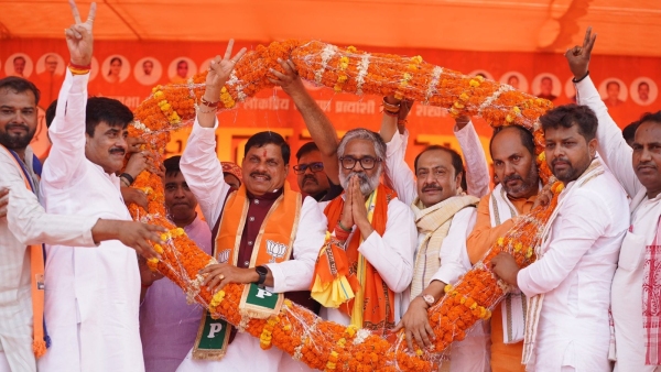 Mohan Yadav addressed BJP s Lok Sabha candidates in Ghazipur and Ballia districts of UP Mohan Yadav addressed BJP s Lok Sabha candidates in Ghazipur and Ballia districts of UP