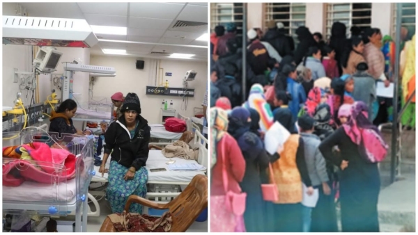 weather 8 to 10 new brain stroke patients are arriving in government hospital Hamidia every day