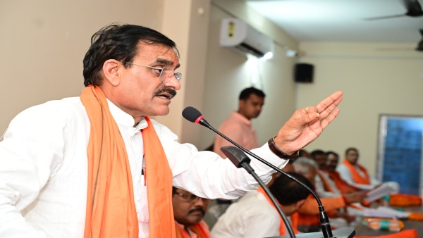 Vishnudutt Sharma addressed BJP workers in Jharkhand Godda Lok Sabha