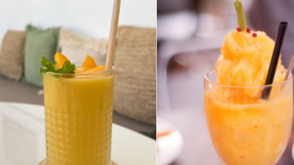 Oats and Mango smoothie