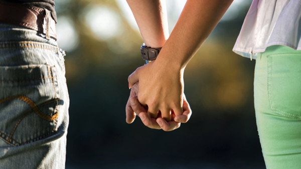 action over Tinder girl