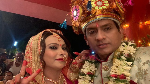 Actor Kuldeep Kumar got Married with Pooja Ganguly picture going viral fast on social media Actor Kuldeep Kumar got Married with Pooja Ganguly picture going viral fast on social media
