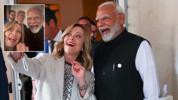 Italy PM Giorgia Meloni posts video with PM Modi