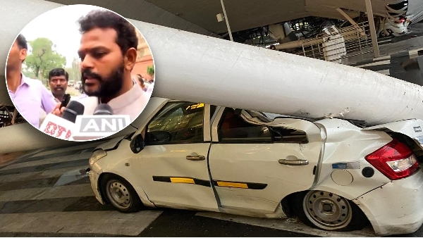 Delhi Airport Terminal-1 roof collapsed Delhi Airport Terminal-1 roof collapsed