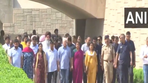 Arvind Kejriwal reached Rajgha