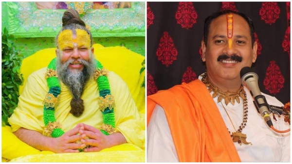 Who is Pandit Pradeep Mishra and why did he have to apologize to Premanand Maharaj in Barsana