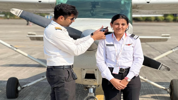 Garima Chaudhary pilot in Indigo Airlines