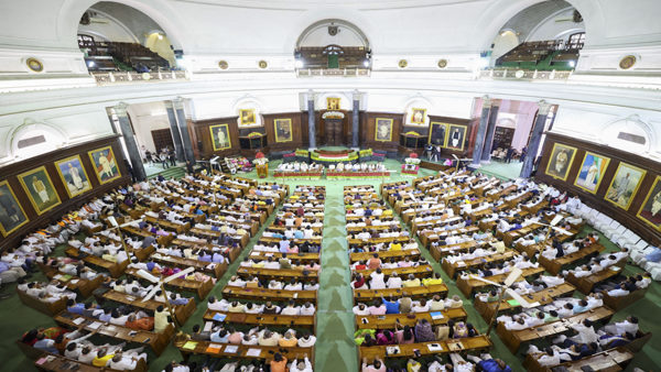 INDIA bloc against Protem Speaker Bhartrihari