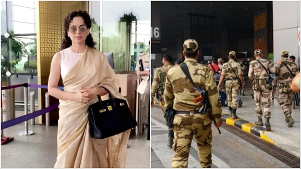 Kangana Ranaut Slapped By CISF Guard Kangana Ranaut Slapped By CISF Guard
