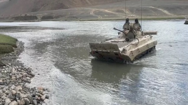 Ladakh flash floods during tank exercise some army personnel feared