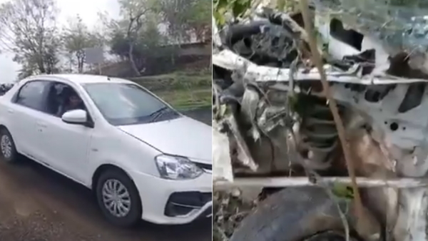 Woman fell into ditch
