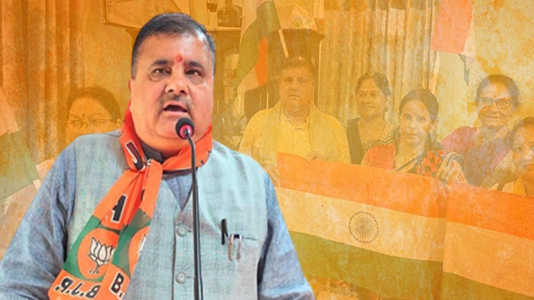 BJP State President mahendra Bhatt jibe Congress said alliance less seats no lesson learned defeat