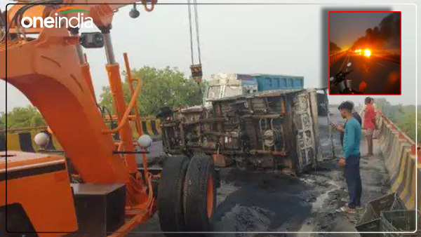 kanpur-accident-driver-and-cleaner-burnt-alive-after-collision