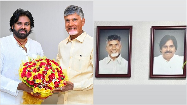 N Chandrababu Naidu and Pawan Kalyan N Chandrababu Naidu and Pawan Kalyan