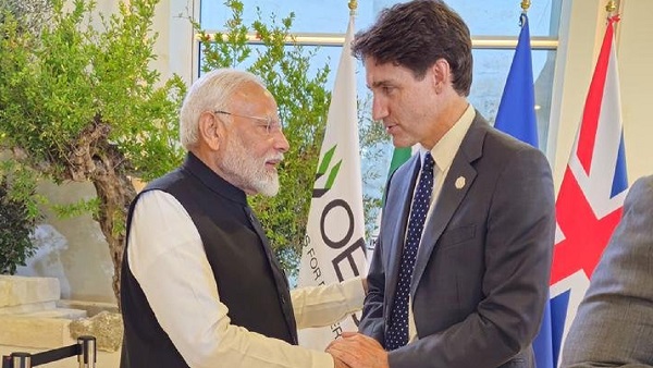 PM Narendra Modi And Justin Trudeau