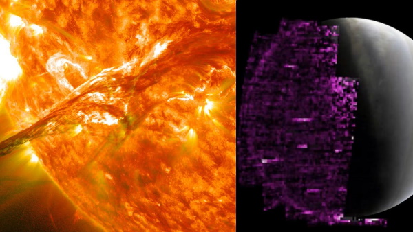 solar storm hits mars