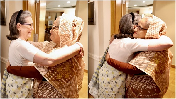 Sonia Gandhi Sheikh Hasina