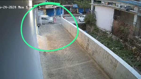 tehri Officer speeding car crushes evening walk woman her two nieces video painful death goes viral