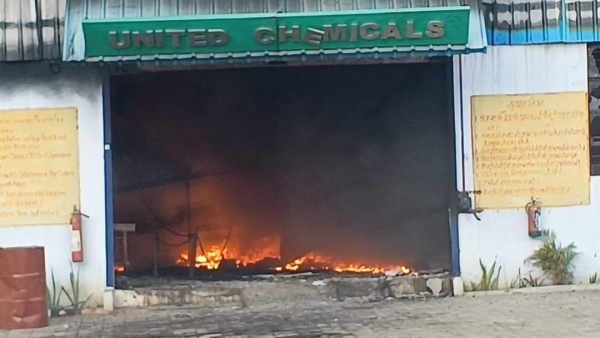 Fire breaks out in pesticides factory of former MLA Shashank Bhargava