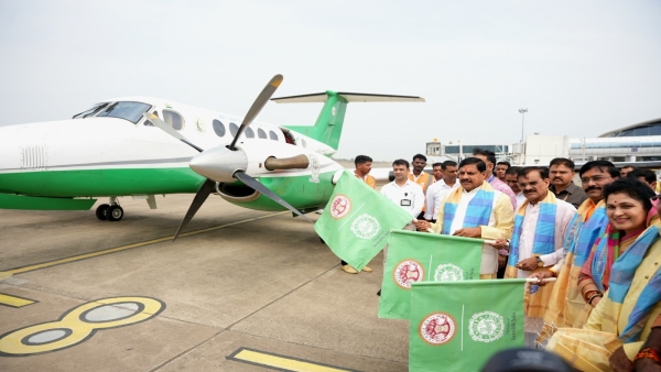 Air taxi started in MP CM Mohan Yadav inaugurated PM Shri Vayuseva