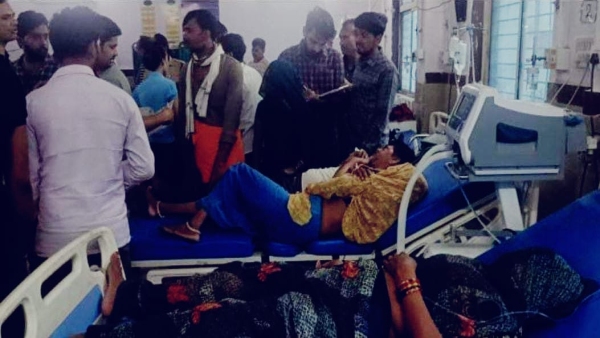 Driver fell asleep accident happened tractor-trailer going to Datia Ratangarh temple overturned