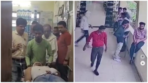 Betul JS College miscreants beat up the professor by throwing chillies on him