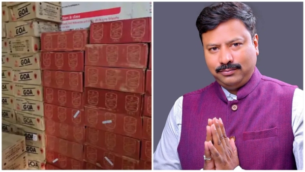 173 boxes of illegal liquor found from Congress leader Akhilesh Kachwaha house in Mandla