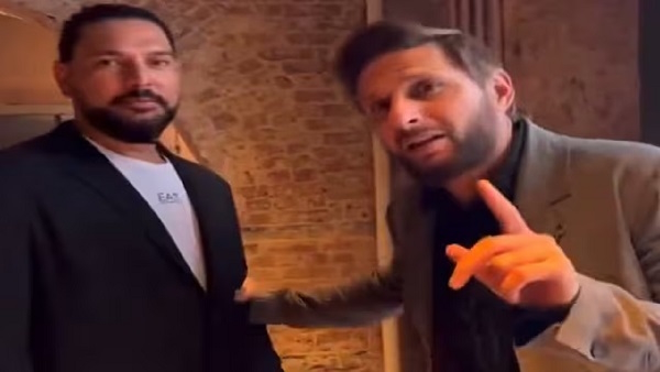 Yuvraj Singh and Shahid Afridi Yuvraj Singh and Shahid Afridi
