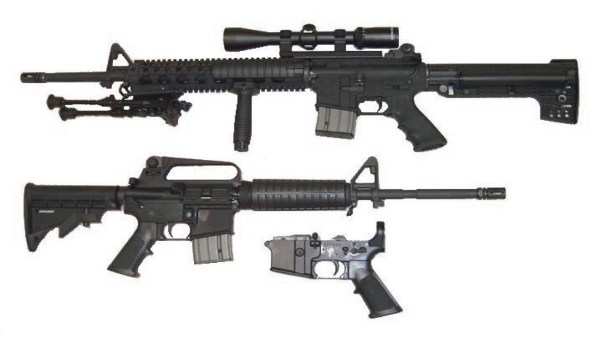 AR-15 rifile