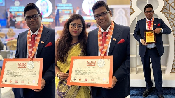 Who is Bihari Dr Rajneesh Kant who was honored with Asia Book of Records in Dubai news in hindi