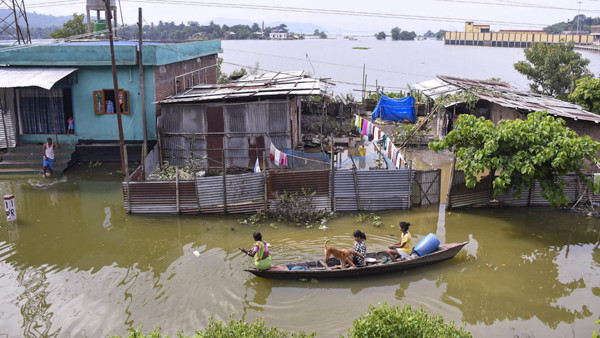 Assam Flood Orgy of Brahmaputra River