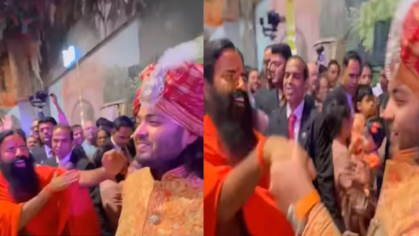 Baba Ramdev Anant Ambani wedding