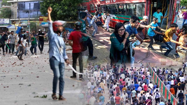 Thousands protest in Bangladesh against the quota system