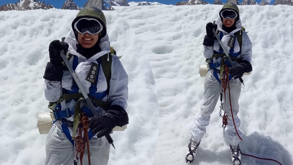 Captain Supritha CT at Siachen