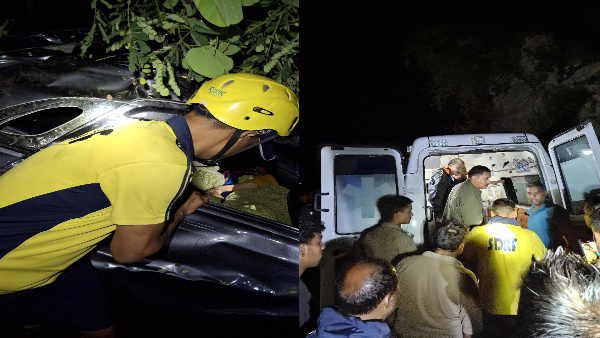Chamoli accident car returning village attending engagement ceremony Roorkee fell ditch two died
