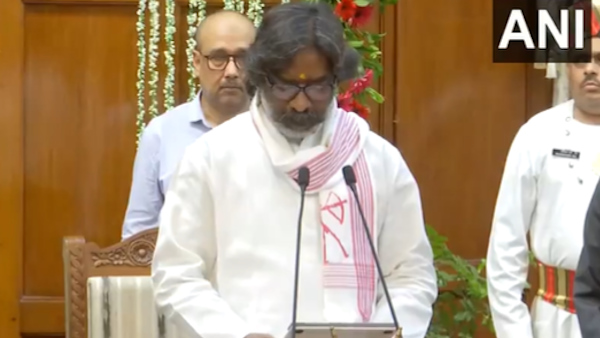 CM Hemant Soren oath taking