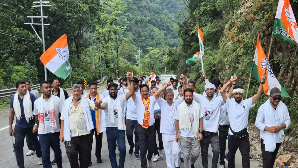 second day Congress march state president karan mahra asked where is 228 kg gold missing Kedarnath