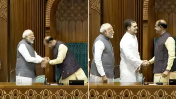 Rahul Gandhi objection on Speaker Om Birla bowed Gesture towards PM Modi