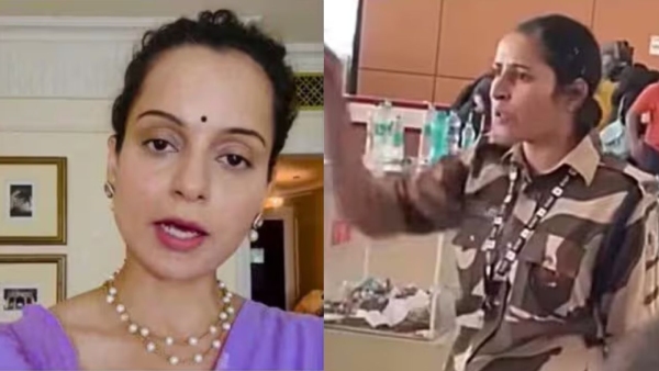 Kangana Slapped by CISF Constable Kulvinder Kaur Kangana Slapped by CISF Constable Kulvinder Kaur