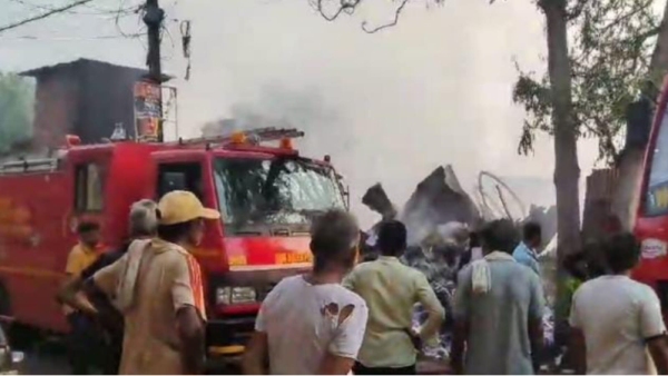 Fire breaks out in Gwalior mattress factory Fire breaks out in Gwalior mattress factory