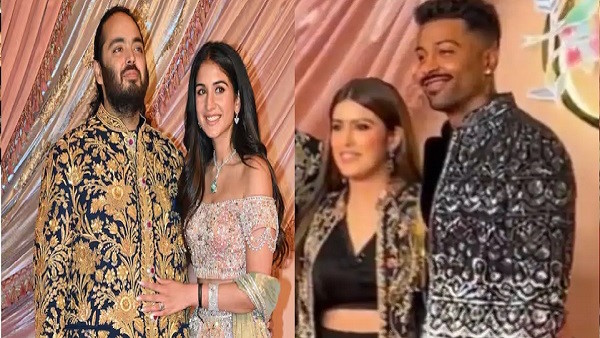 hardik attends sangeet ceremony