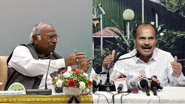 kharge vs adhir