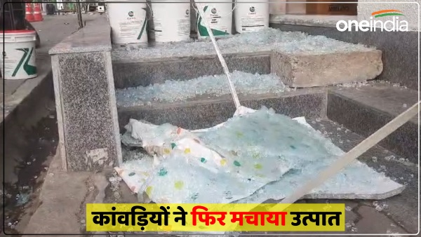 kanwariyas-vandalized-jio-shop-and-petrol-pump-on-delhi-dehradun-national-highway