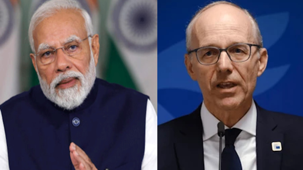 PM Modi and Luke Frieden