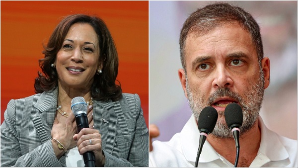 Rahul Gandhi And Kamala Harris